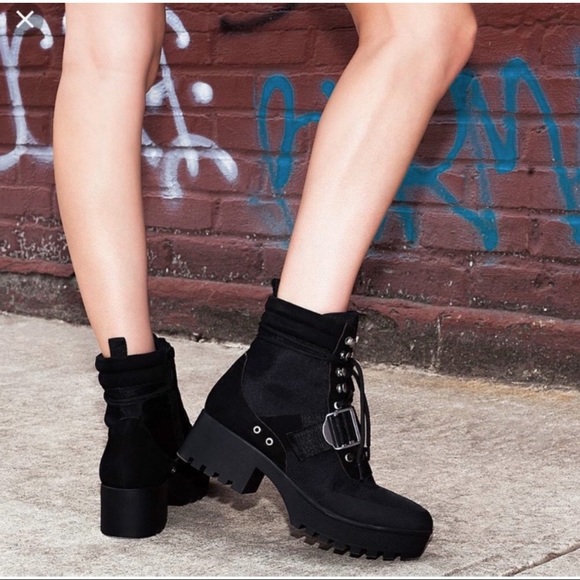 steve madden nayra platform combat boot